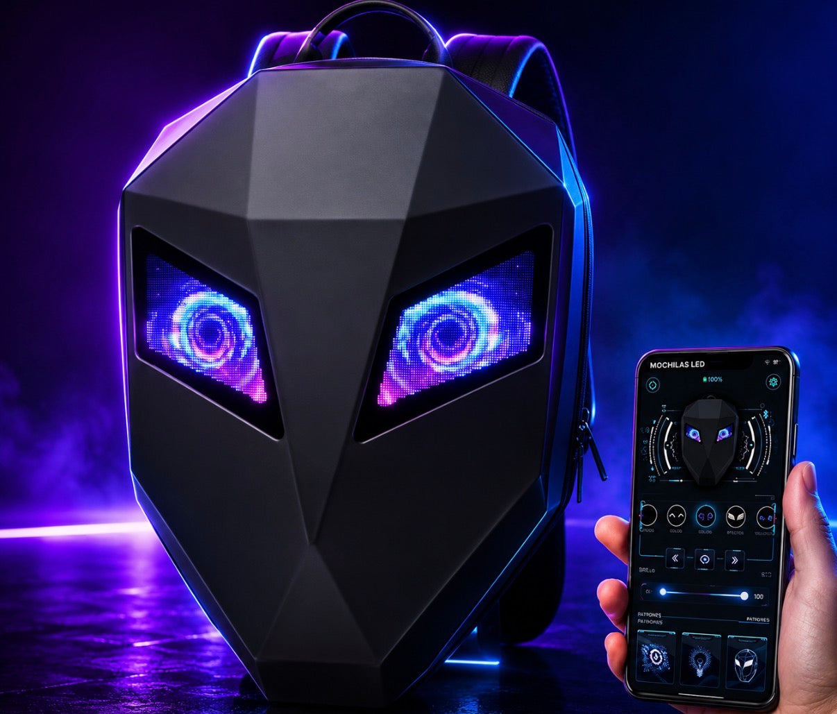 MOCHILA LED DIGITAL